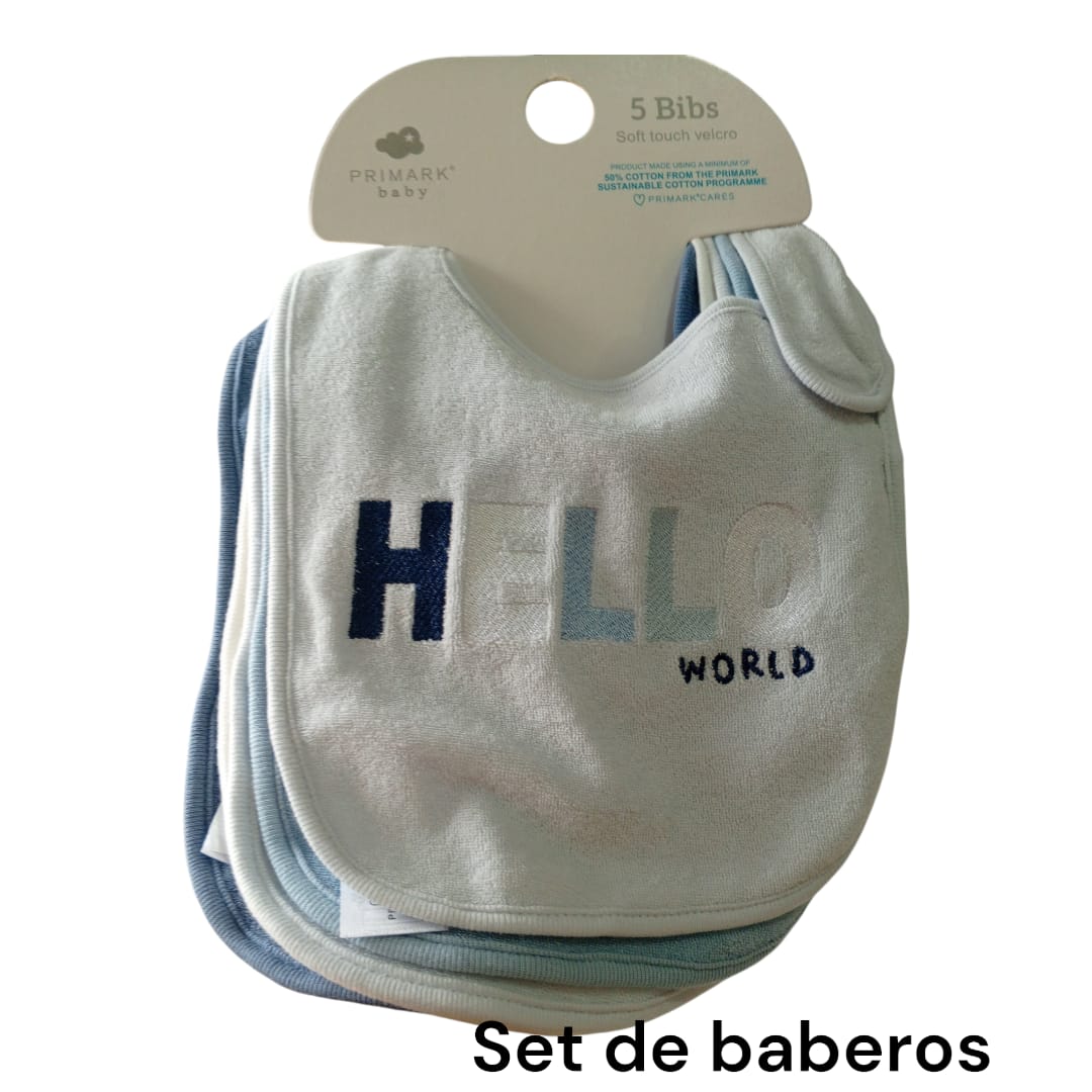 Set de baberos