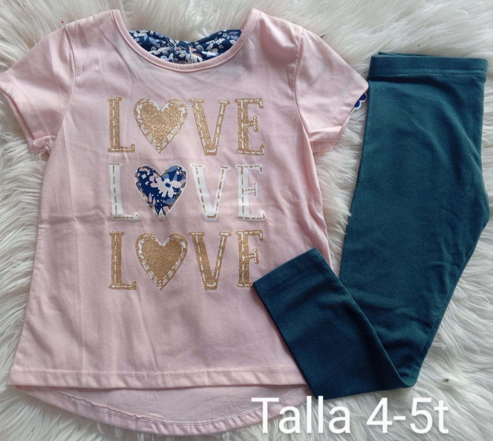 Conjuntos leggins y camiseta para niñas